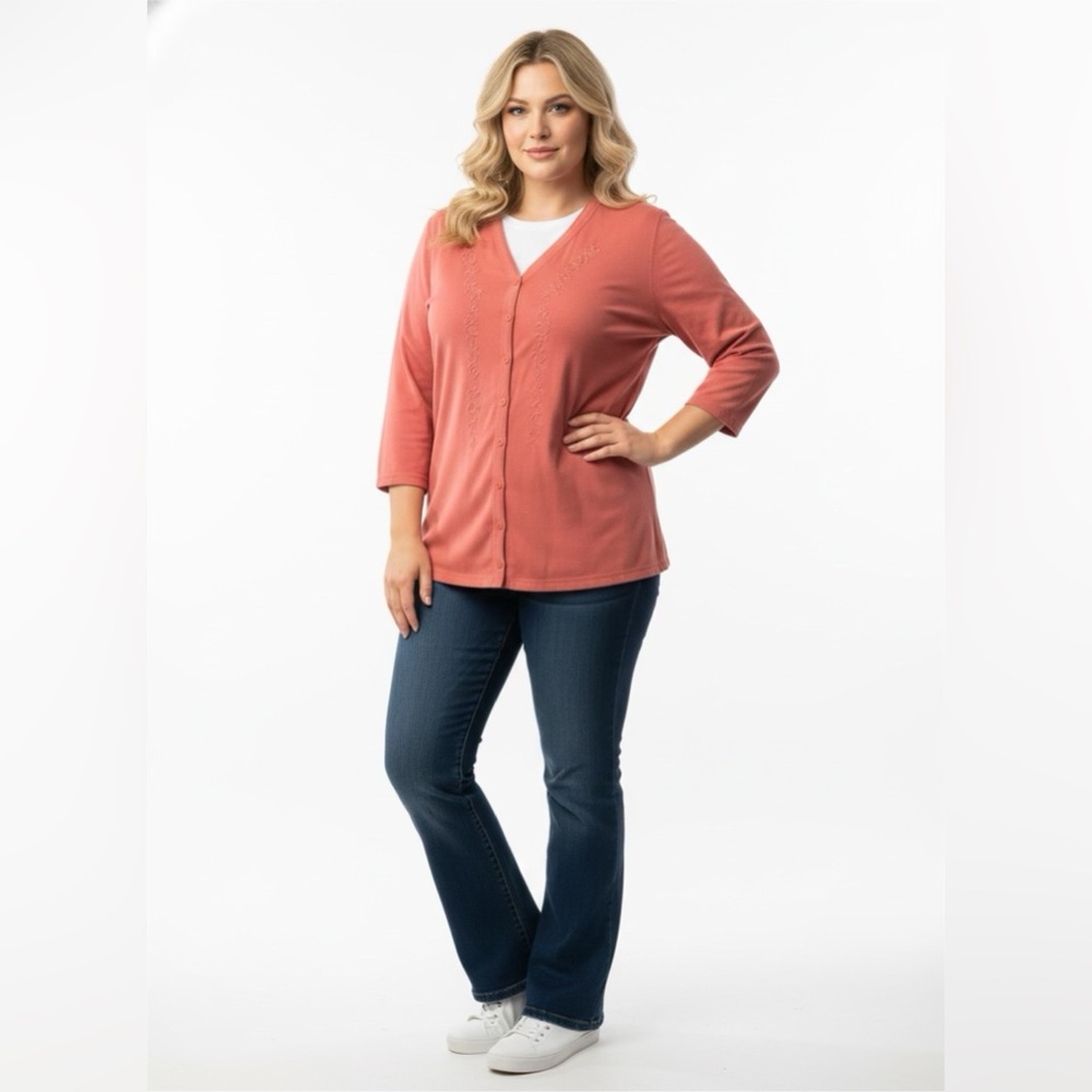 Embroidered Cardigan